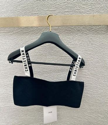 christian dior bralette black|Christian Dior Bralette in Black Size XS/AU 6 .